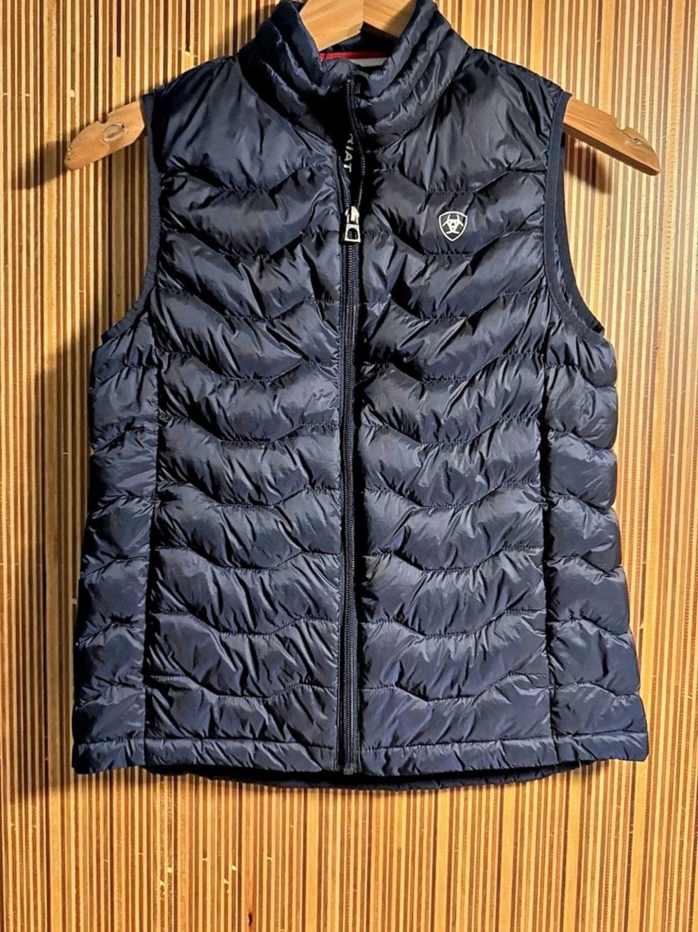 Ariat Ideal Down Vest Quilted Puffer in Black XL